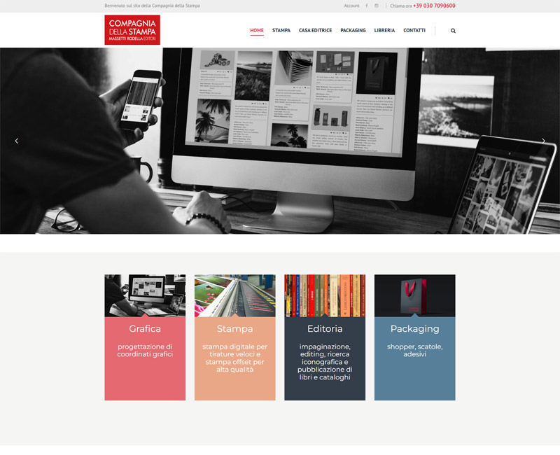 Creazione Sito web Casa Editrice Tipografia Libreria